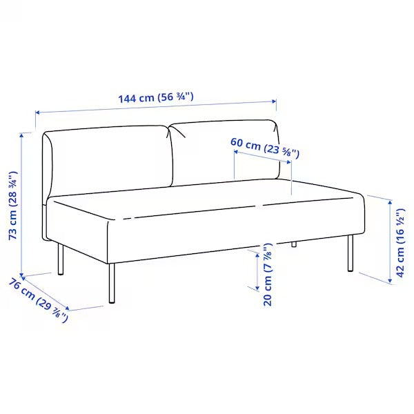 IKEA Lillehem 2 seat module