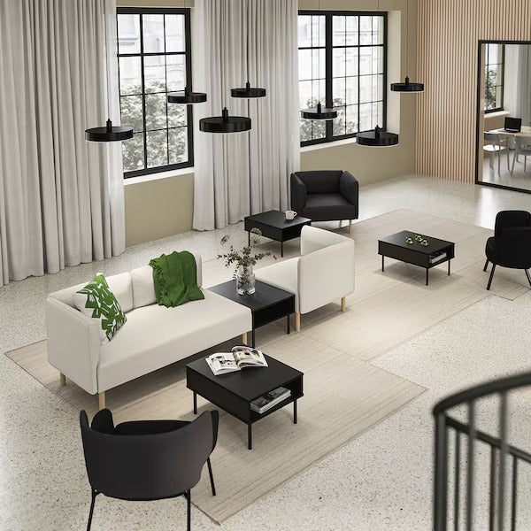 IKEA Lillehem 3 seat modular sofa with side table