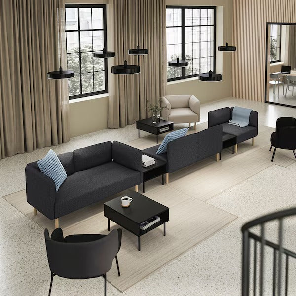 IKEA Lillehem 5 seat modular sofa with side table