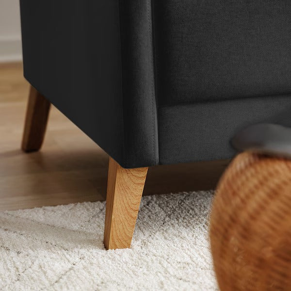 IKEA Linanas 3 seat sofa vissle dark grey