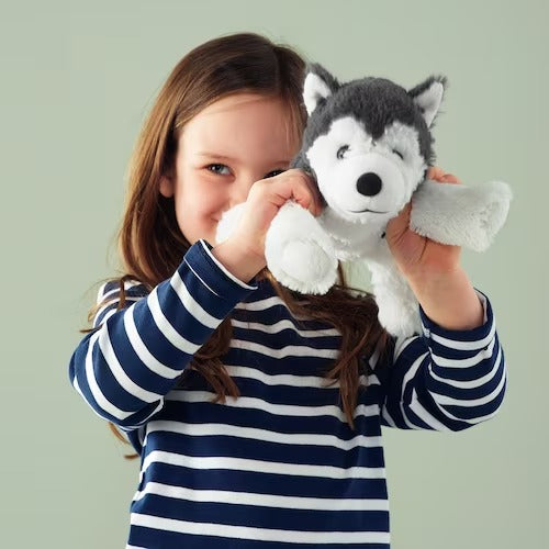 IKEA LIVLIG Soft toy, dog/siberian husky, 26 cm (10 ¼ ") | IKEA Soft Toys | Eachdaykart