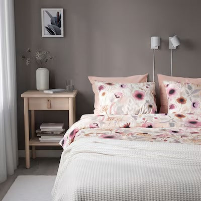 IKEA LONNHOSTMAL Duvet cover and pillowcase, multicolour/floral pattern, 150x200/50x80 cm (59x79/20x31 ") | IKEA Bed linen | Eachdaykart