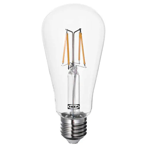 IKEA LUNNOM LED bulb E27 150 lumen, drop-shaped clear | IKEA LED Bulbs | Eachdaykart Global