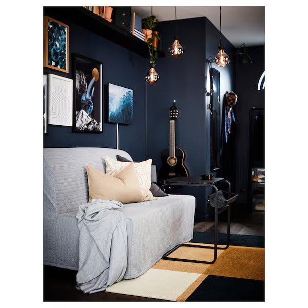 IKEA Lycksele Havet 2 seat sofa bed knisa light grey