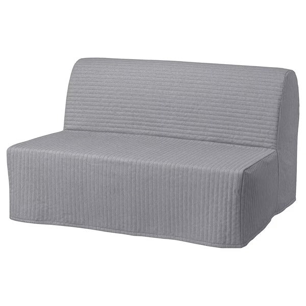 IKEA Lycksele lovas 2 seat sofa bed knisa light grey
