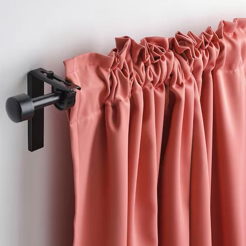 IKEA MAJGULL Room darkening curtains, 1 pair, pink, 145x250 cm (57x98 ") | IKEA Curtains | Eachdaykart