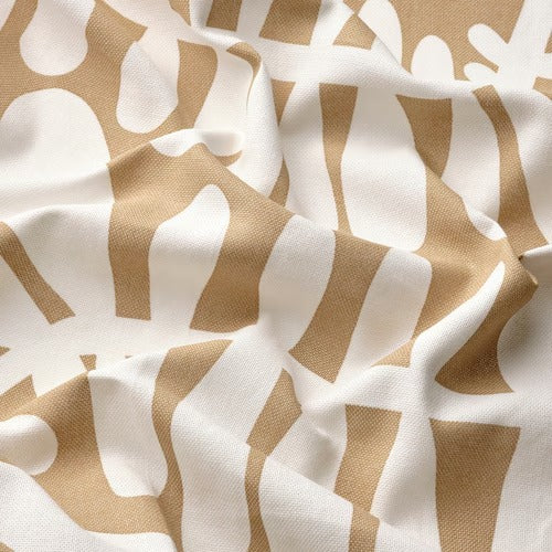 IKEA Majsmott Curtains 1 pair beige white