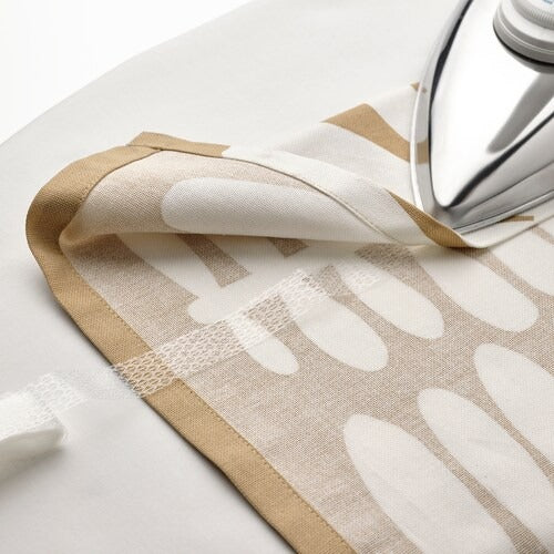 IKEA Majsmott Curtains 1 pair beige white