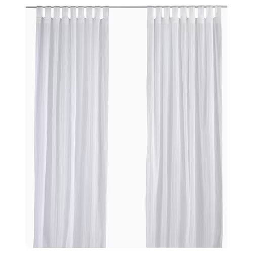 IKEA Matilda Sheer curtains 1 pair white