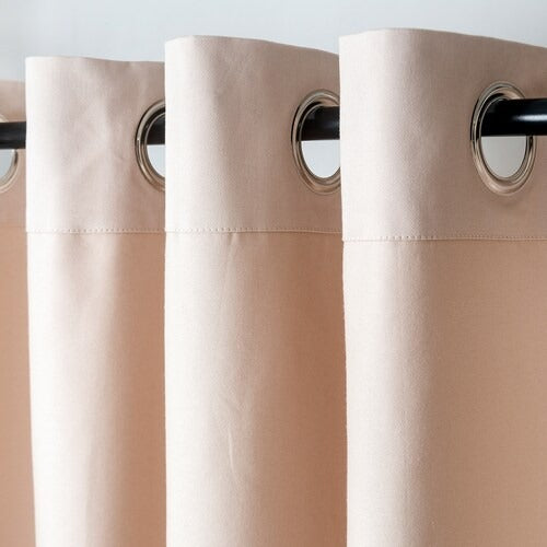 IKEA MERETE Curtains, 1 pair, beige, 145x150 cm (57x59 ") | IKEA Curtains | Eachdaykart