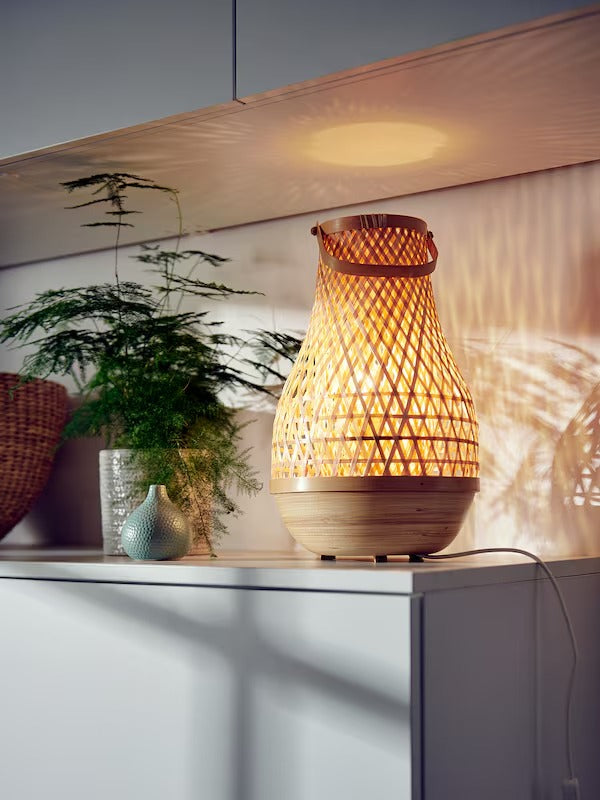 IKEA MISTERHULT Tischleuchte, Bambus/handgefertigt | IKEA Tischleuchten | Eachdaykart