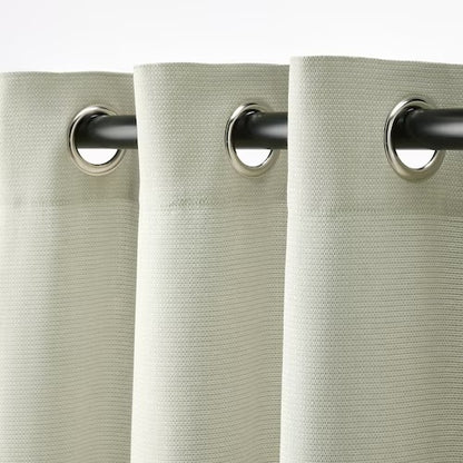 IKEA MOALINA Curtains, 1 pair, green, 145x250 cm (57x98 ") | IKEA Curtains | Eachdaykart