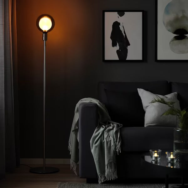 IKEA MOLNART LED bulb E27 100 lumen, double globe grey clear glass | IKEA LED Bulbs | Eachdaykart Global