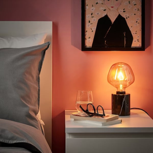 IKEA MOLNART LED bulb E27 120 lumen, bell-shaped brown clear glass | IKEA LED Bulbs | Eachdaykart Global