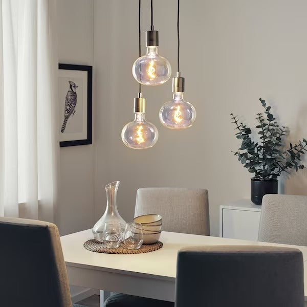 IKEA MOLNART LED bulb E27 260 lumen, ellipse shaped multicolour, 150 mm (6 ") | IKEA LED Bulbs | Eachdaykart global