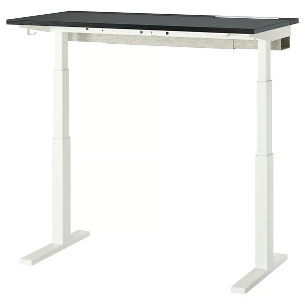 IKEA MITTZON Desk sit/stand, electric white, 120x60 cm (47 1/4x23 5/8 ")