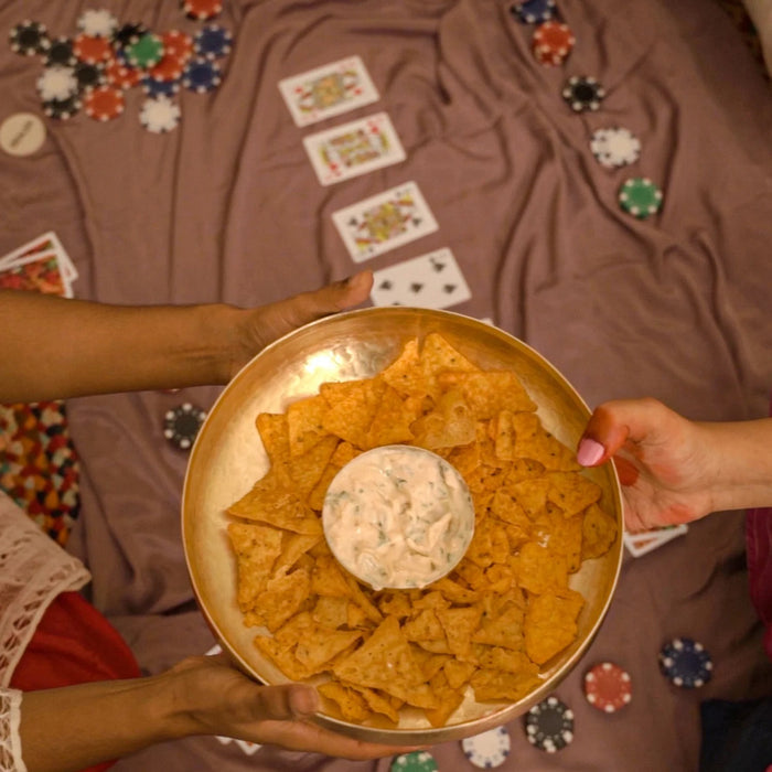 Brass Urli / Nacho Bowl – Handmade Brass Bowl For Snacks | Brass Cookware