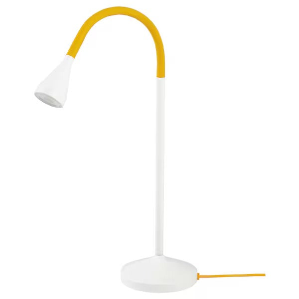 IKEA NAVLINGE LED desk lamp, yellow/white | IKEA Table Lamps | Eachdaykart