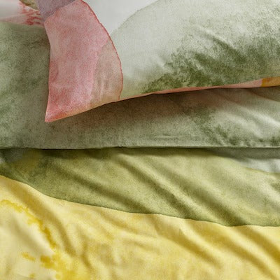 IKEA OLYMPTISTEL Duvet cover and pillowcase, multicolour, 150x200/50x80 cm (59x79/20x31 ") | IKEA Bed linen | Eachdaykart