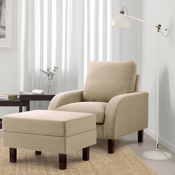 IKEA Ormaryd footstool beige