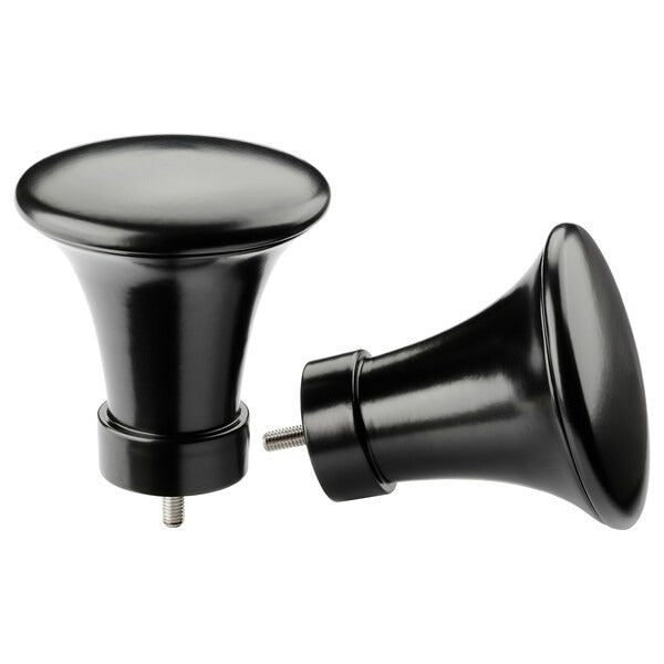 IKEA Paddfot finials metal black