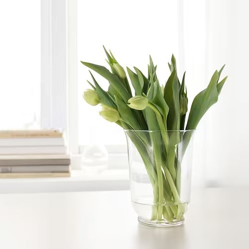 IKEA POMP Vase/lantern, clear glass | IKEA Indoor lanterns | Eachdaykart