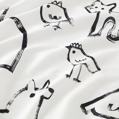 IKEA PURPURBRACKA Flat sheet and pillowcase, white, 150x260/50x80 cm (59x102/20x31 ") | IKEA Bed linen | Eachdaykart