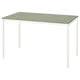 IKEA VIHALS Table, white/white, 125x74 cm (49 1/4x29 1/8 ")