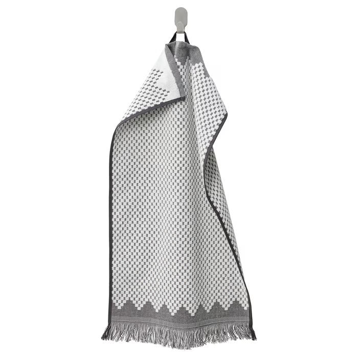 IKEA FJÄLLSTARR Hand towel, dark grey, 40x70 cm (16x28 ")