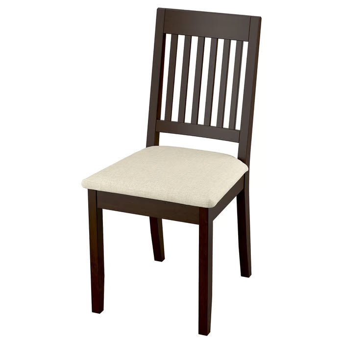 IKEA Näsinge Chair, white/Tibbleby beige-grey