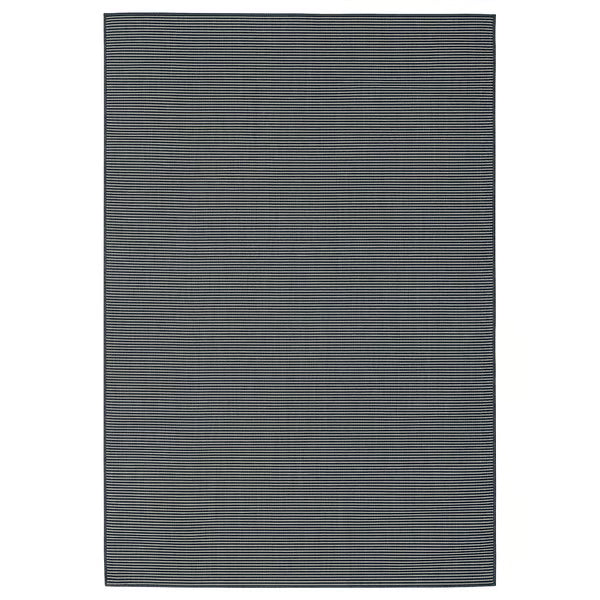 IKEA LUFTFARTYG Rug flatwoven, in/outdoor, beige/stripe, 200x300 cm (6 ' 7 "x9 ' 10 ")