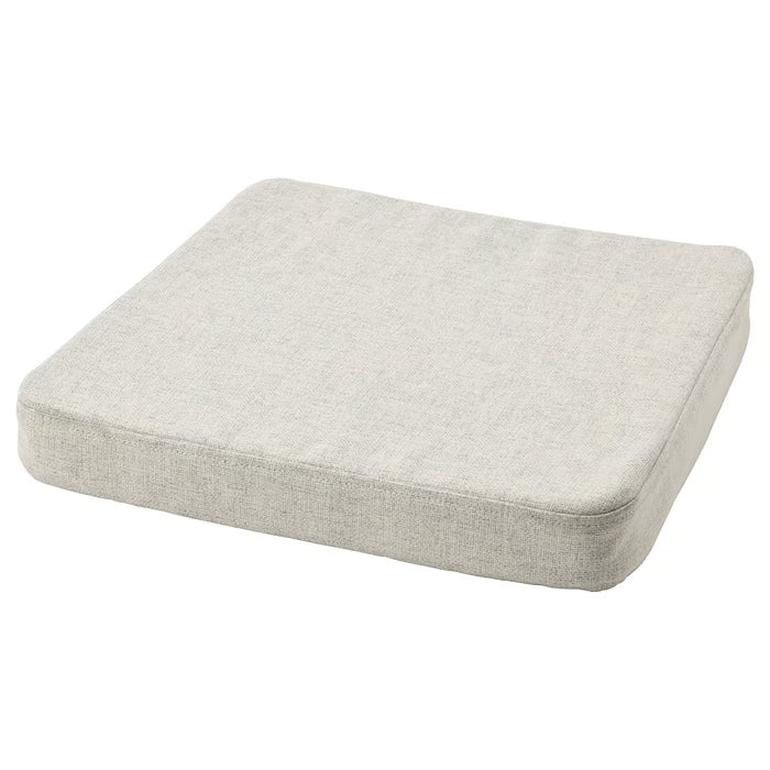 IKEA AKERVINDEFLY Chair cushion, grey, 39/35x37x5 cm (15/14x15x2 ")