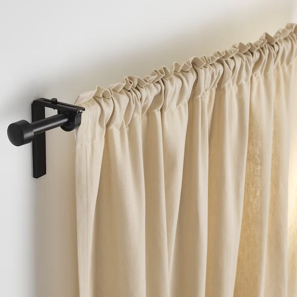 IKEA Racka curtain rod black