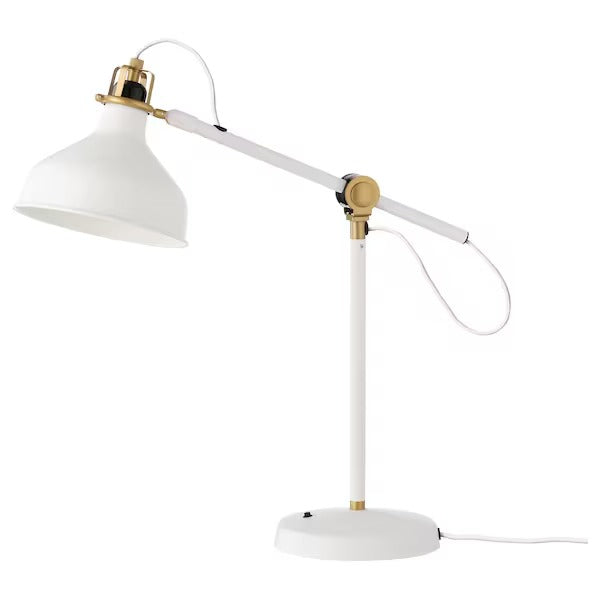 IKEA RANARP Work lamp, off-white | IKEA Table Lamps | Eachdaykart