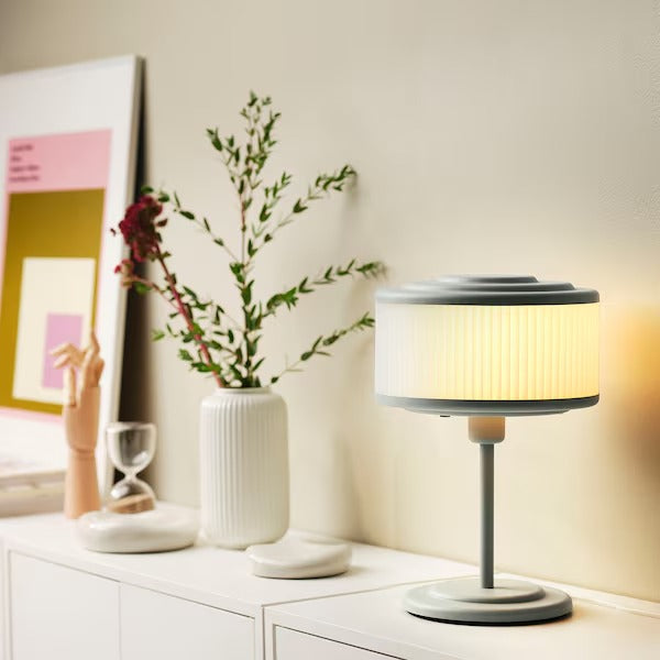 IKEA REMTANG Table lamp, grey-green | IKEA Table Lamps | Eachdaykart