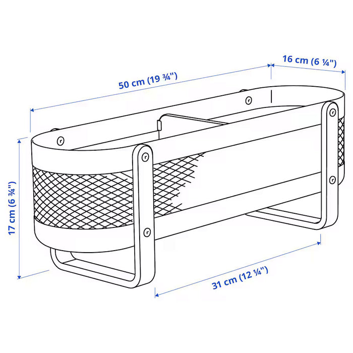 IKEA RISATORP Desk organiser white