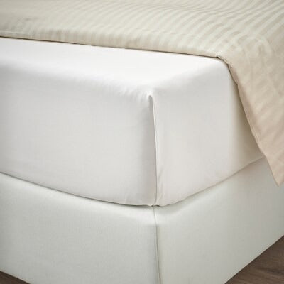 IKEA RONNVECKMAL Sheet, white, 150x260 cm (59x102 ") | IKEA Bed linen | Eachdaykart