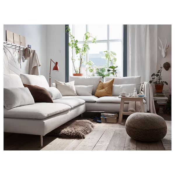 IKEA Sandared pouffe beige