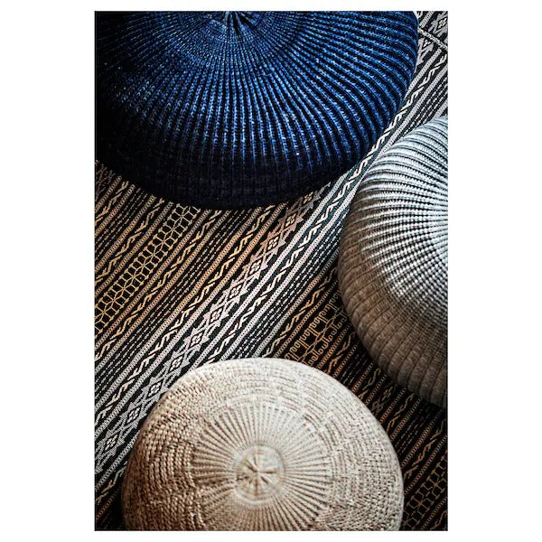 IKEA Sandared pouffe beige