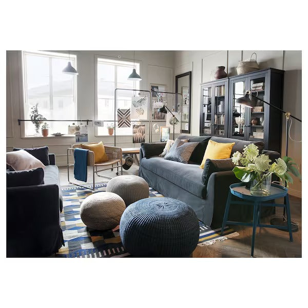 IKEA Sandared pouffe beige