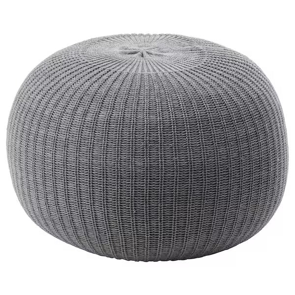 IKEA Sandared pouffe grey