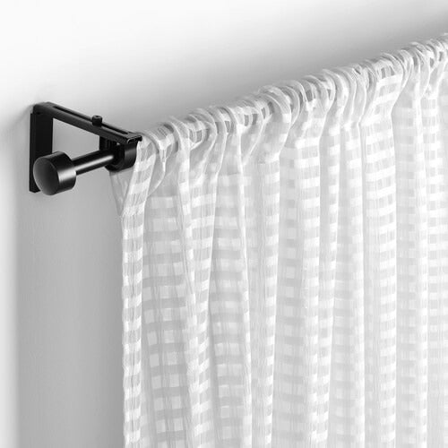 IKEA SANDDADRA Sheer curtains, 1 pair, white, 145x250 cm (57x98 ") | IKEA Curtains | Eachdaykart