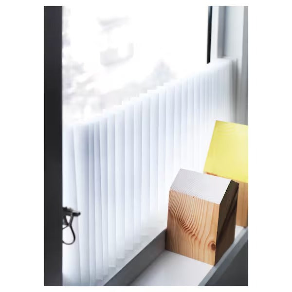 IKEA Schottis pleated blind white