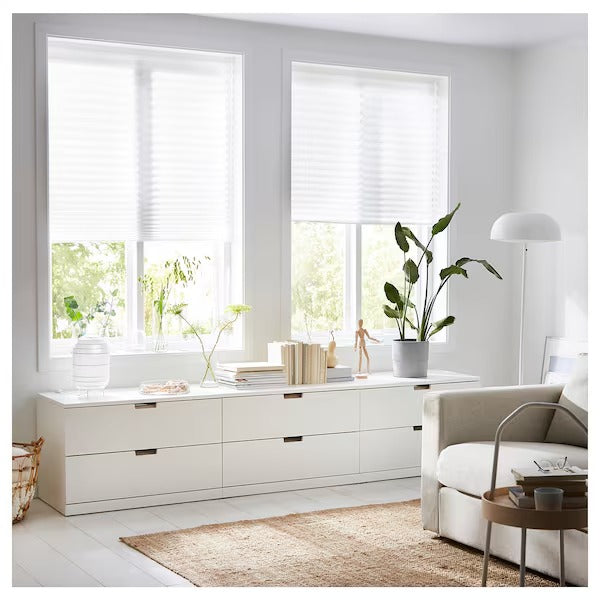IKEA Schottis pleated blind white
