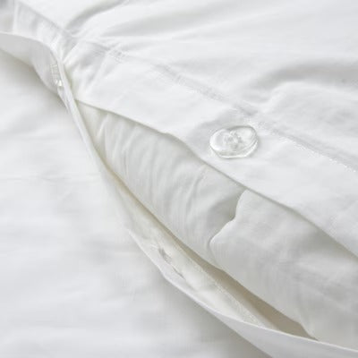 IKEA SILVERTISTEL Bettbezug und Kissenbezug, weiß/dunkelgrau, 150x200/50x80 cm (59x79/20x31 ") | IKEA Bettwäsche | Eachdaykart