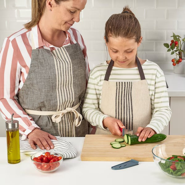 IKEA Smabit 2-teiliges Messerset helltürkis leuchtend rot