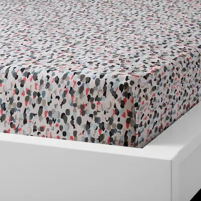 IKEA SMASTARR Bettlaken und Kissenbezug, gepunktet/mehrfarbig, 150x260/50x80 cm (59x102/20x31 ") | IKEA Bettwäsche | Eachdaykart 