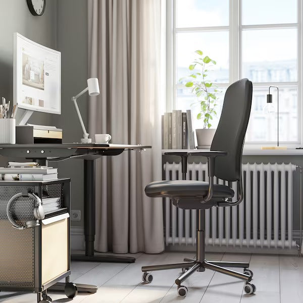 IKEA Smorkull office chair with armrests