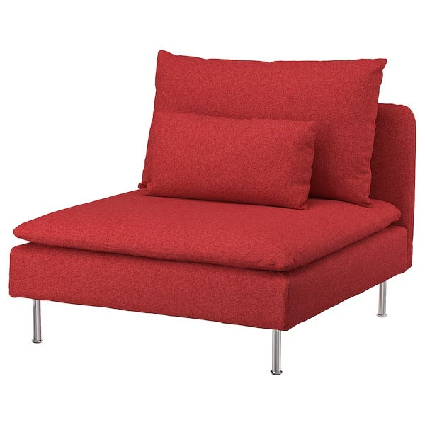 IKEA Soderhamn 1 seat section tonerud red