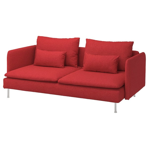 IKEA Soderhamn 3 seat sofa tonerud red